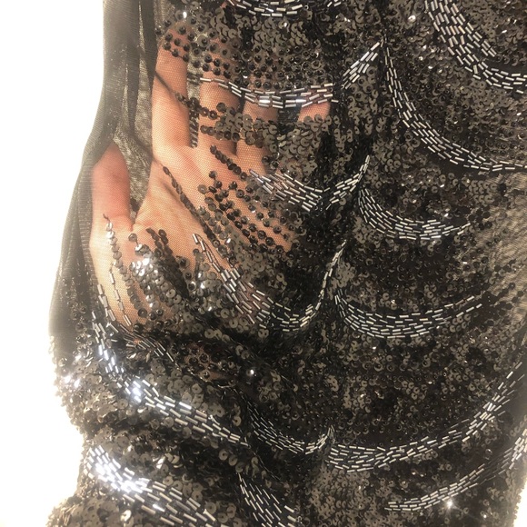 Pure Sequin Black Dress ✨ - Picture 3 of 5